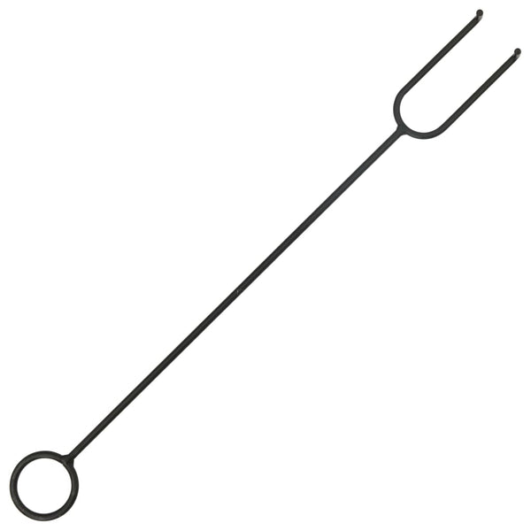 Feuerstelle mit Schürhaken 68 cm XXL Stahl