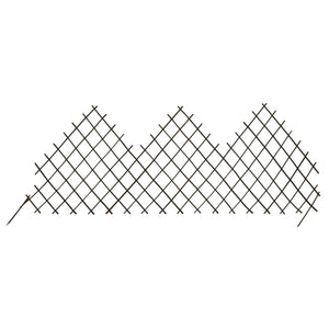Garten-Rankzaun 5 Stk. 170x75 cm Weide