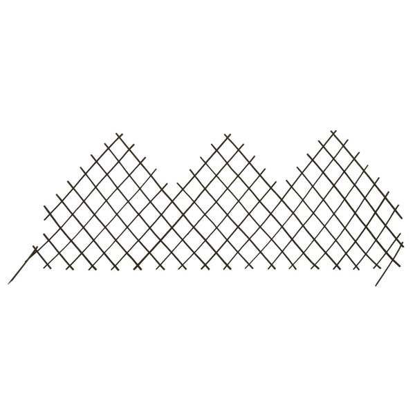 Garten-Rankzaun 5 Stk. 170x75 cm Weide