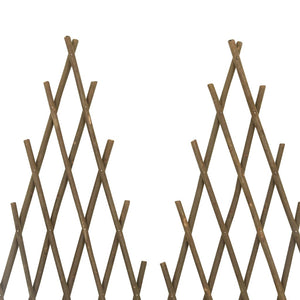 Garten-Rankzaun 5 Stk. 170x75 cm Weide