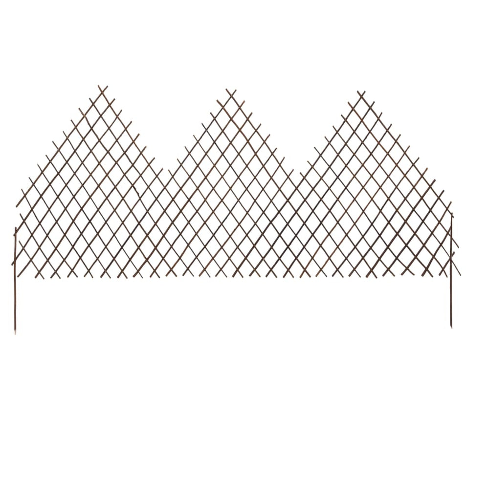 Garten-Rankzaun 5 Stk. 170x105 cm Weide