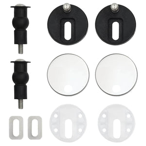 vidaXL Toilet Seats with Soft-Close Lid 2 pcs. MDF Deep Sea Design