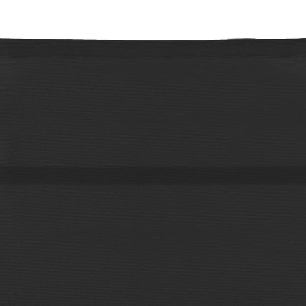 vidaXL Sun Lounger Textilene and Aluminium Black