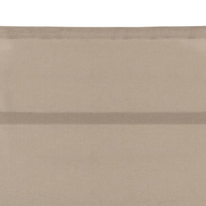 vidaXL Sun Lounger Textilene and Aluminum Cream