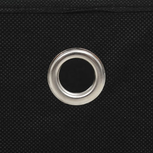 vidaXL Storage Boxes 4 pcs. Non-Woven Fabric 28x28x28 cm Black