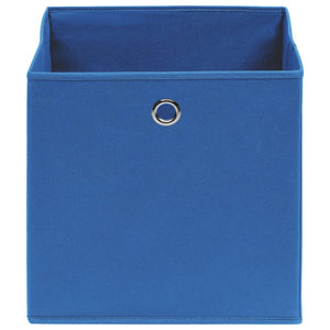 vidaXL Storage Boxes 4 pcs Non-Woven Fabric 28x28x28 cm Blue