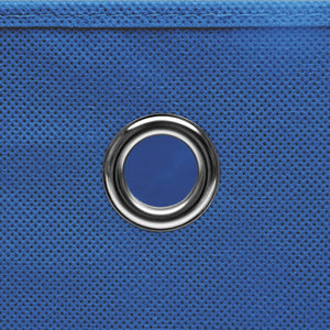 vidaXL Storage Boxes 4 pcs Non-Woven Fabric 28x28x28 cm Blue