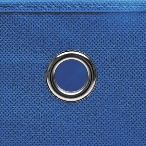 vidaXL Storage Boxes 4 pcs Non-Woven Fabric 28x28x28 cm Blue