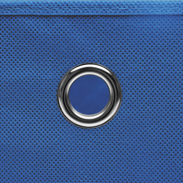 vidaXL Storage Boxes with Lids 10 pcs 28x28x28 cm Blue