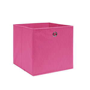 vidaXL Storage Boxes 4 pcs. Non-woven fabric 28x28x28 cm Pink