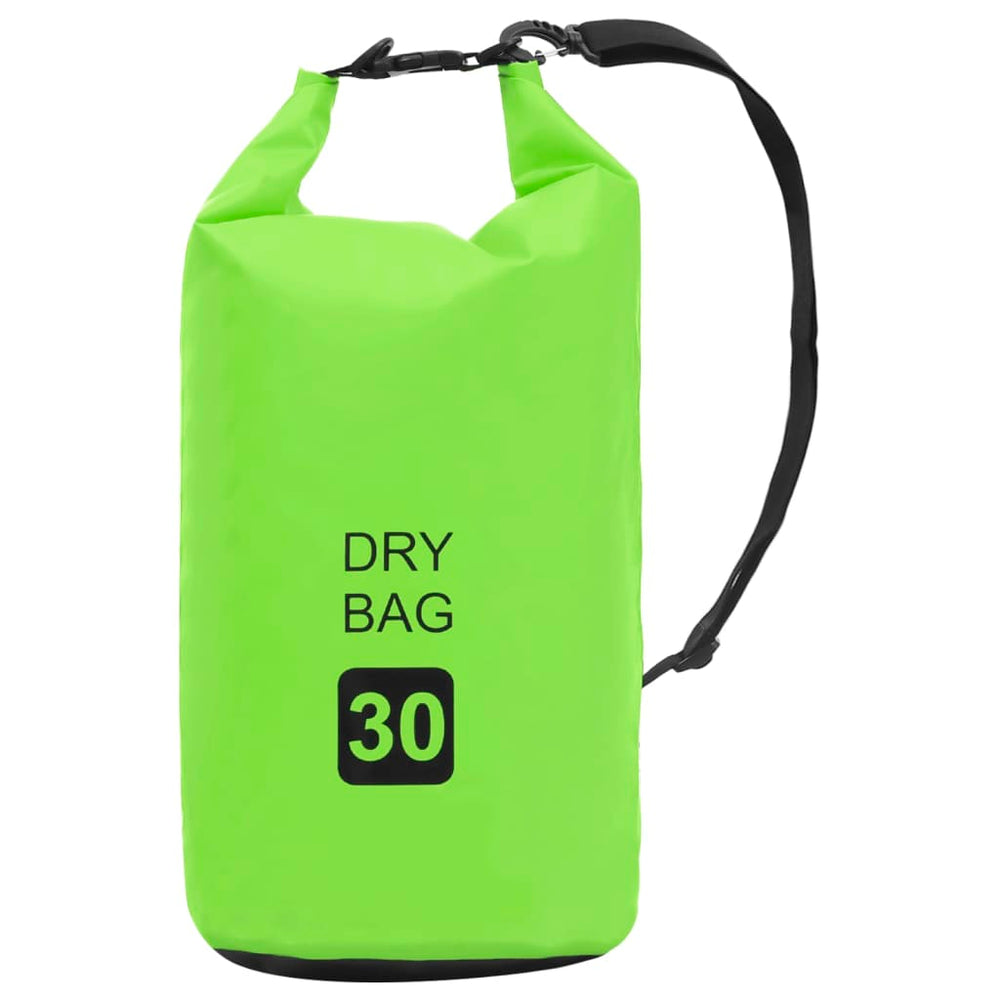 30L wasserdichter PVC-Trockensack, Grün