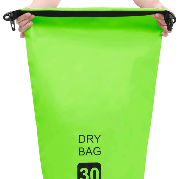 30L wasserdichter PVC-Trockensack, Grün