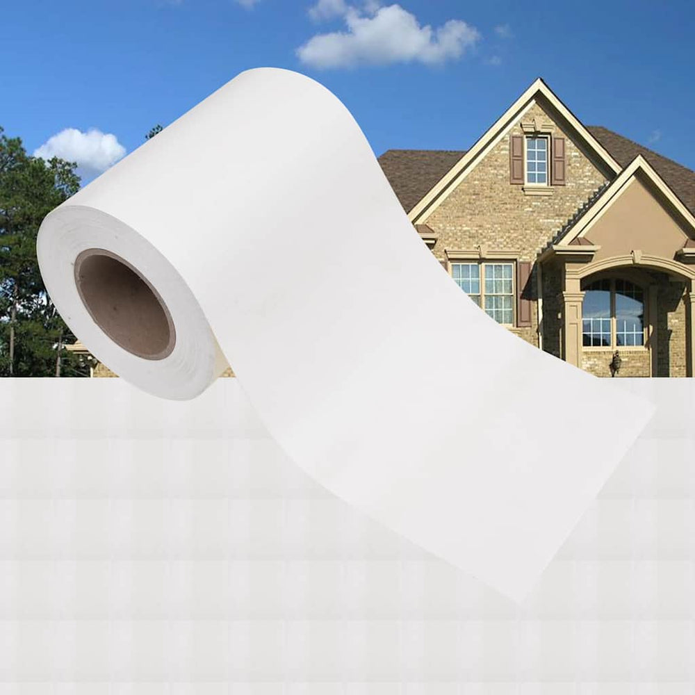 vidaXL Garden Privacy Screen PVC 35x0.19 m White