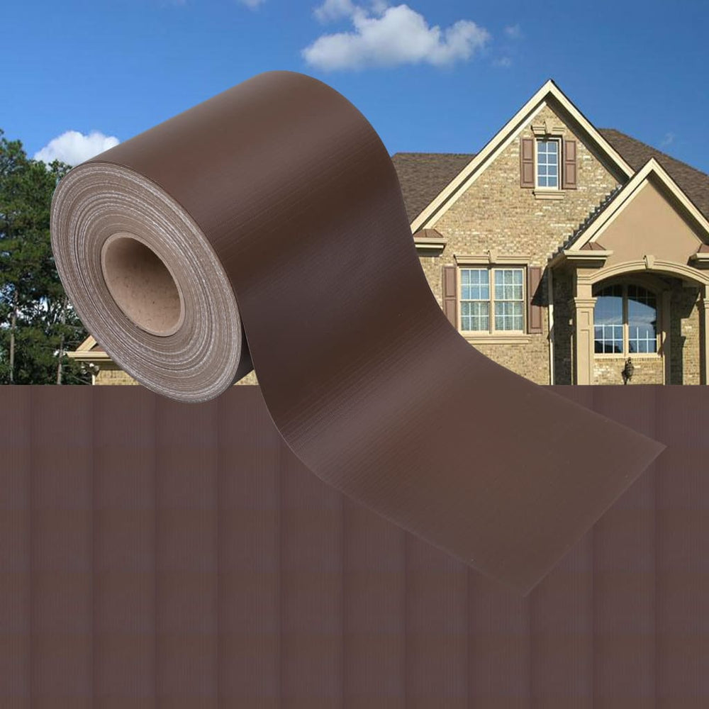 vidaXL PVC Garden Privacy Screen 35x0.19 m Brown