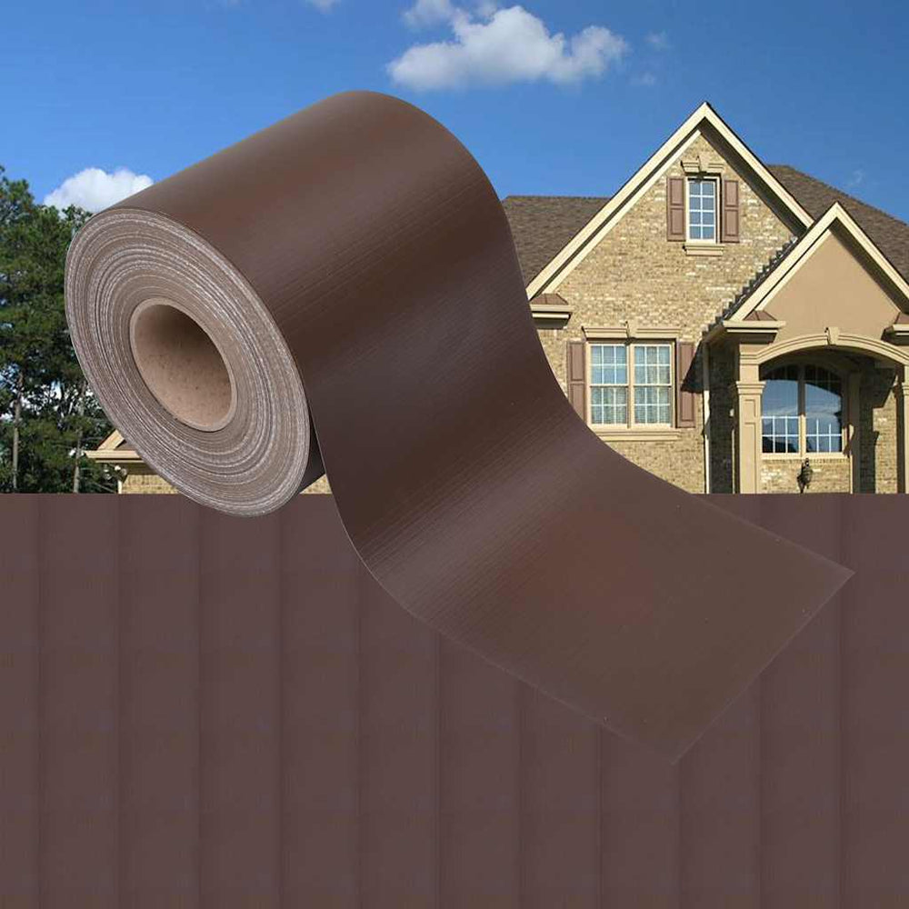 vidaXL Garden PVC Privacy Screen 70x0.19 m Brown