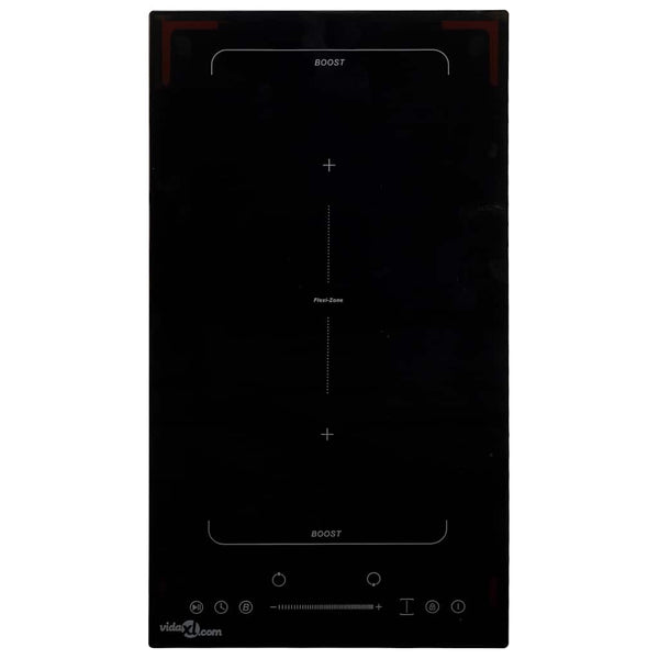 vidaXL Flex Zone Induction Cooktop with 2 Hobs Touch Control 3500 W