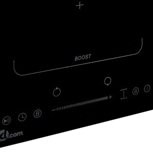 vidaXL Flex Zone Induction Cooktop with 2 Hobs Touch Control 3500 W
