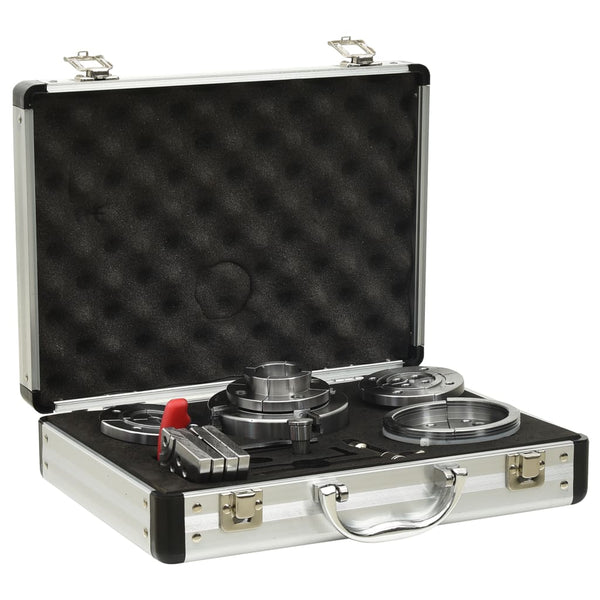 vidaXL Self-Centering Lathe Chuck Set 3.75 Inch Steel