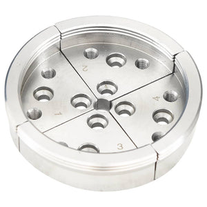 vidaXL Self-Centering Lathe Chuck Set 3.75 Inch Steel