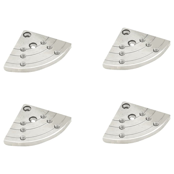 vidaXL Self-Centering Lathe Chuck Set 3.75 Inch Steel