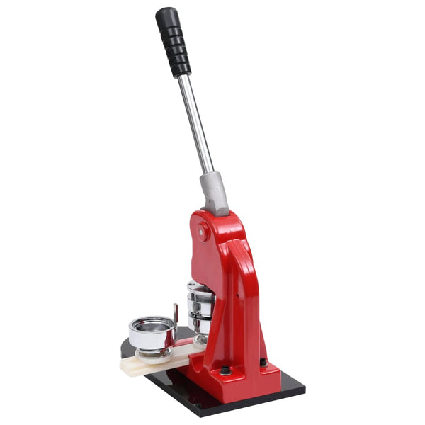 vidaXL 25 mm Button Maker with 500 Button Parts