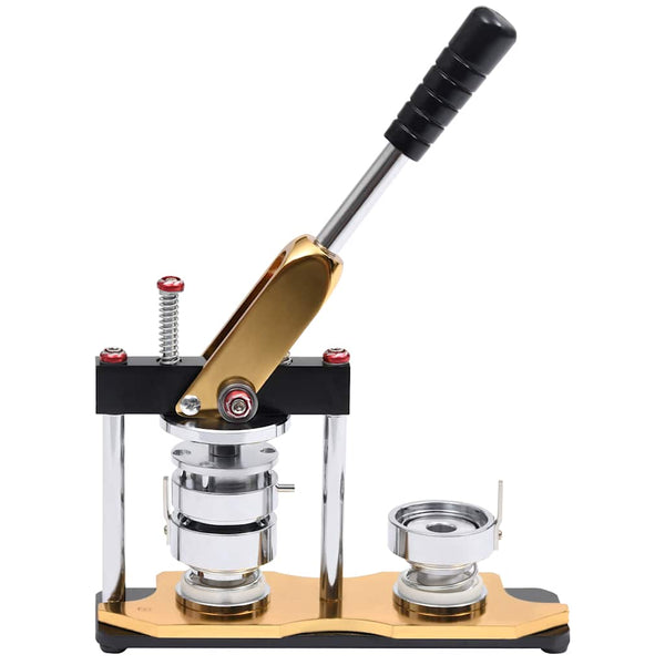 vidaXL Button Maker with 500 Button Parts 44 mm Rotary Cutter