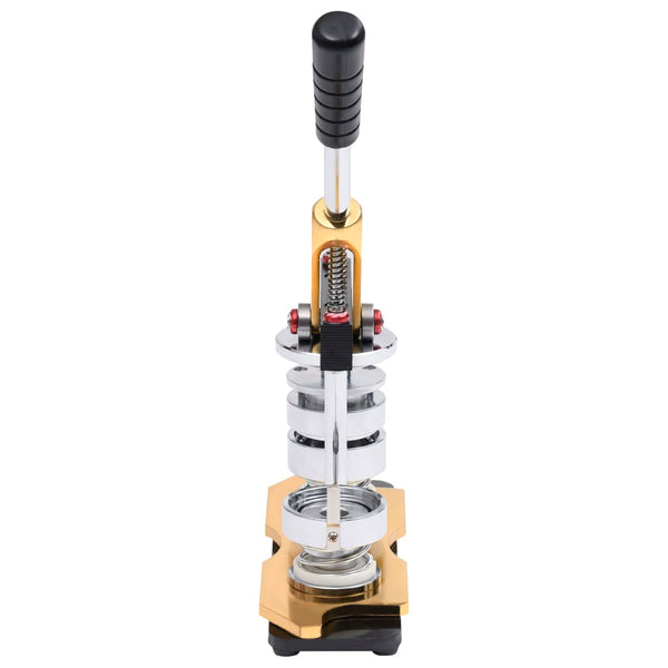 vidaXL Button Maker with 500 Button Parts 25 mm Rotary Cutter