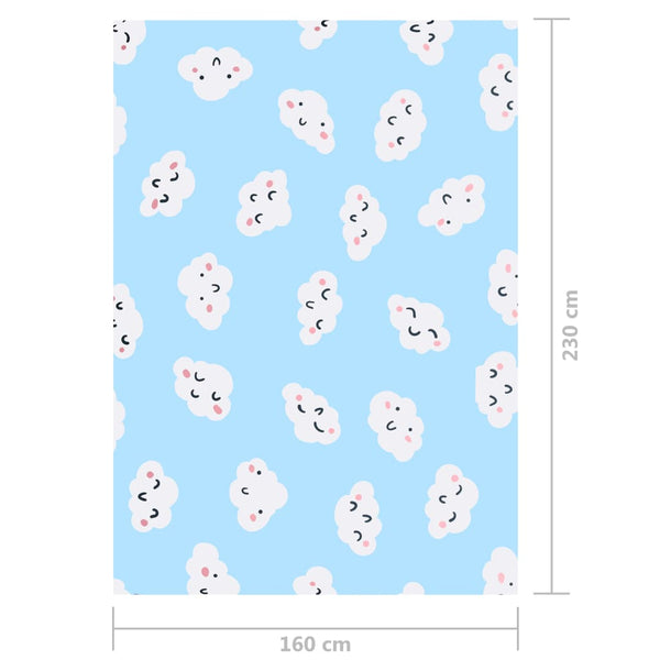 vidaXL Printed Rug Multicolored 160x230 cm Fabric