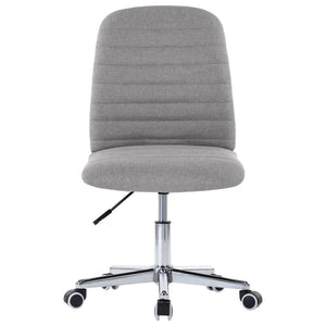 vidaXL Dining Chairs 4 pcs. Light Grey Fabric