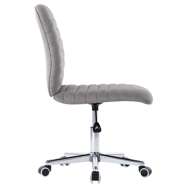 vidaXL Dining Chairs 4 pcs. Light Grey Fabric