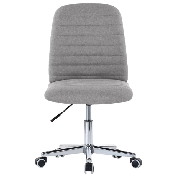 vidaXL Dining Chairs 6 pcs Light Grey Fabric