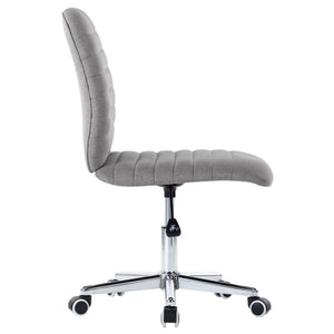 vidaXL Dining Chairs 6 pcs Light Grey Fabric