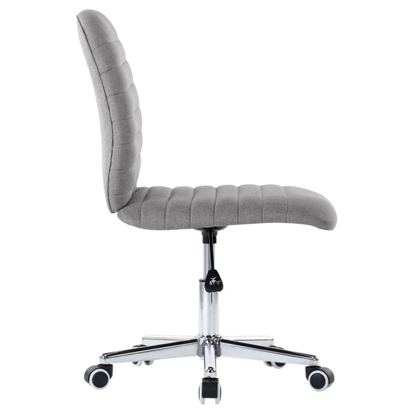 vidaXL Dining Chairs 6 pcs Light Grey Fabric