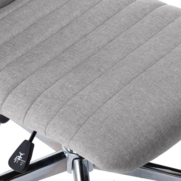 vidaXL Dining Chairs 6 pcs Light Grey Fabric