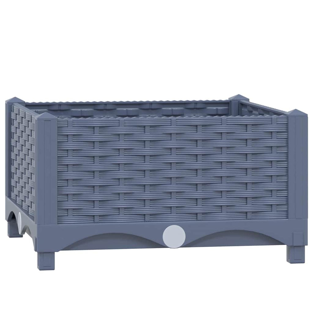 vidaXL Raised Garden Bed 40x40x23 cm Polypropylene