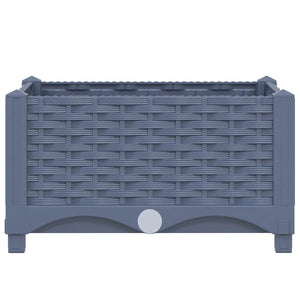 vidaXL Raised Garden Bed 40x40x23 cm Polypropylene