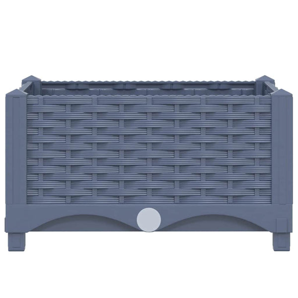 vidaXL Raised Garden Bed 40x40x23 cm Polypropylene