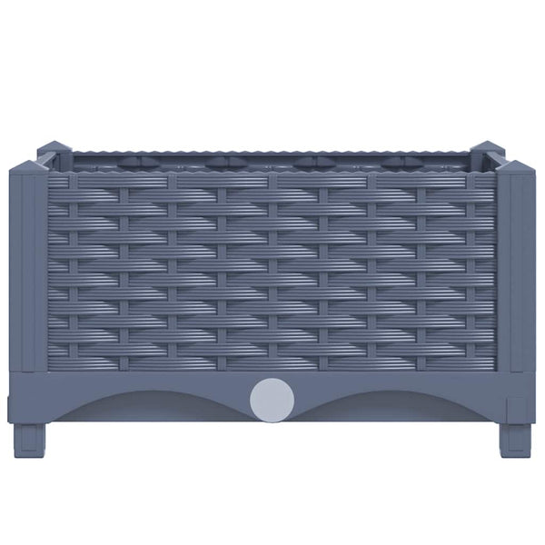 vidaXL Raised Garden Bed 40x40x23 cm Polypropylene