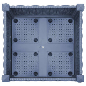 vidaXL Raised Garden Bed 40x40x23 cm Polypropylene