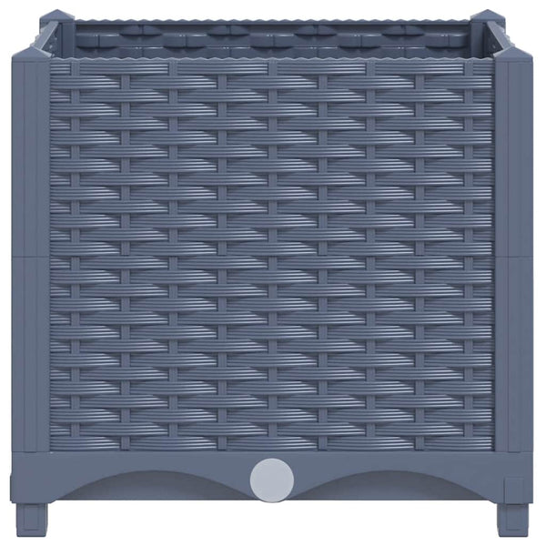 vidaXL Raised Garden Bed 40x40x38 cm Polypropylene
