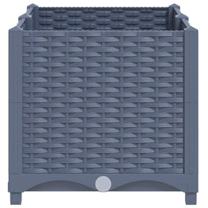 vidaXL Raised Garden Bed 80x40x38 cm Polypropylene
