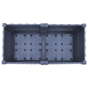 vidaXL Raised Garden Bed 80x40x38 cm Polypropylene