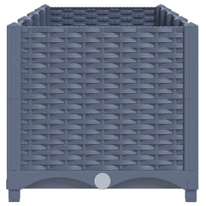 vidaXL Raised Garden Bed 160x40x38 cm Polypropylene