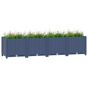 vidaXL Raised Garden Bed 160x40x38 cm Polypropylene