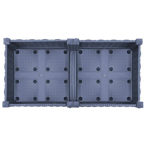 vidaXL Raised Garden Bed 80x40x71 cm Polypropylene