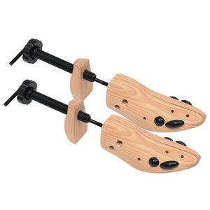 vidaXL Shoe Stretchers 2 Pairs Size 36-40 Solid Pine Wood