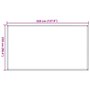 vidaXL Tent Carpet 250x350 cm Anthracite