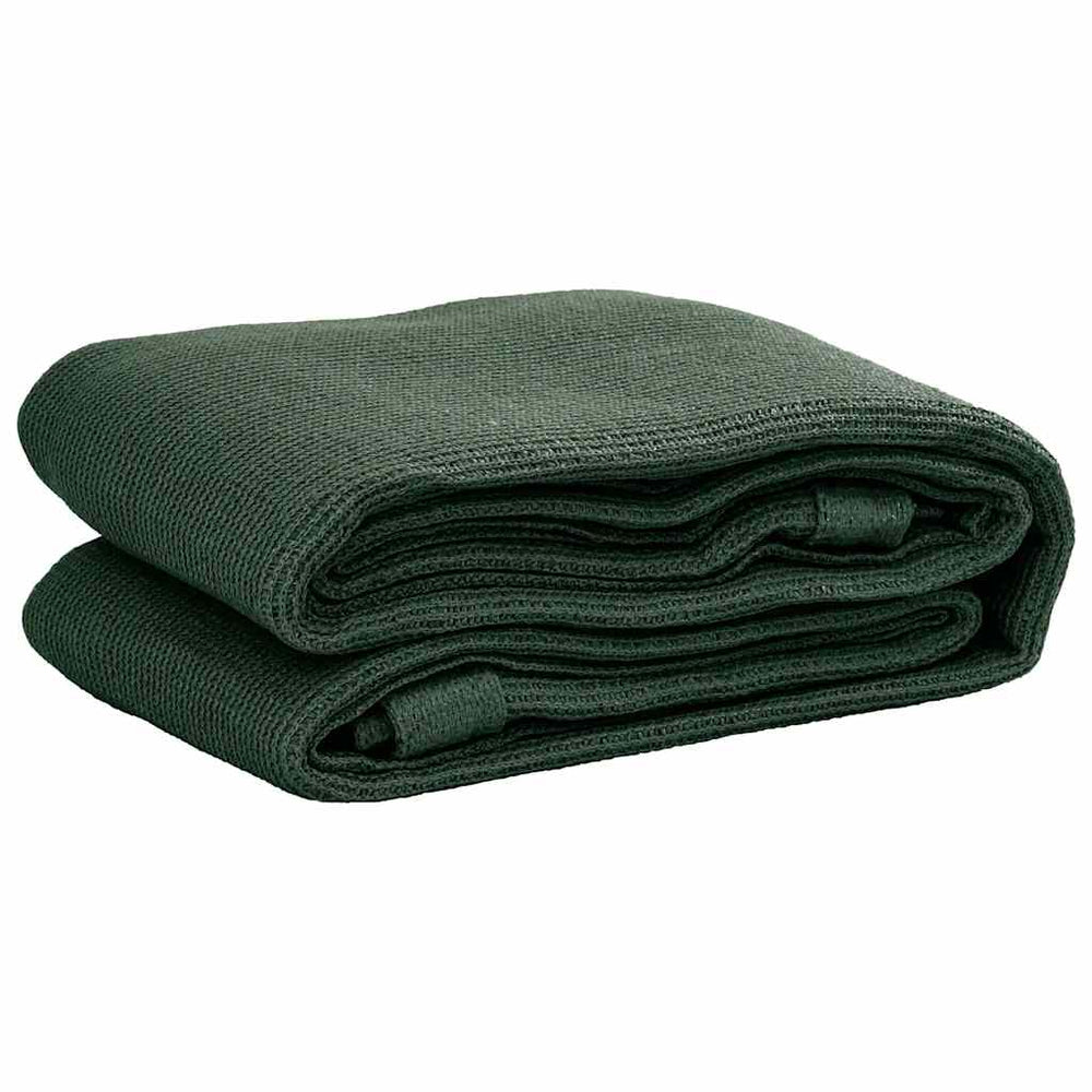 vidaXL Awning Carpet 400x800 cm Dark Green HDPE