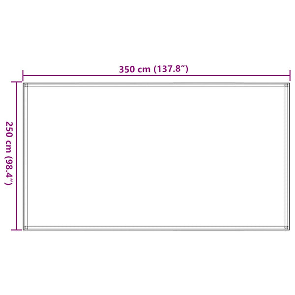 vidaXL Tent Carpet 250x350 cm Blue