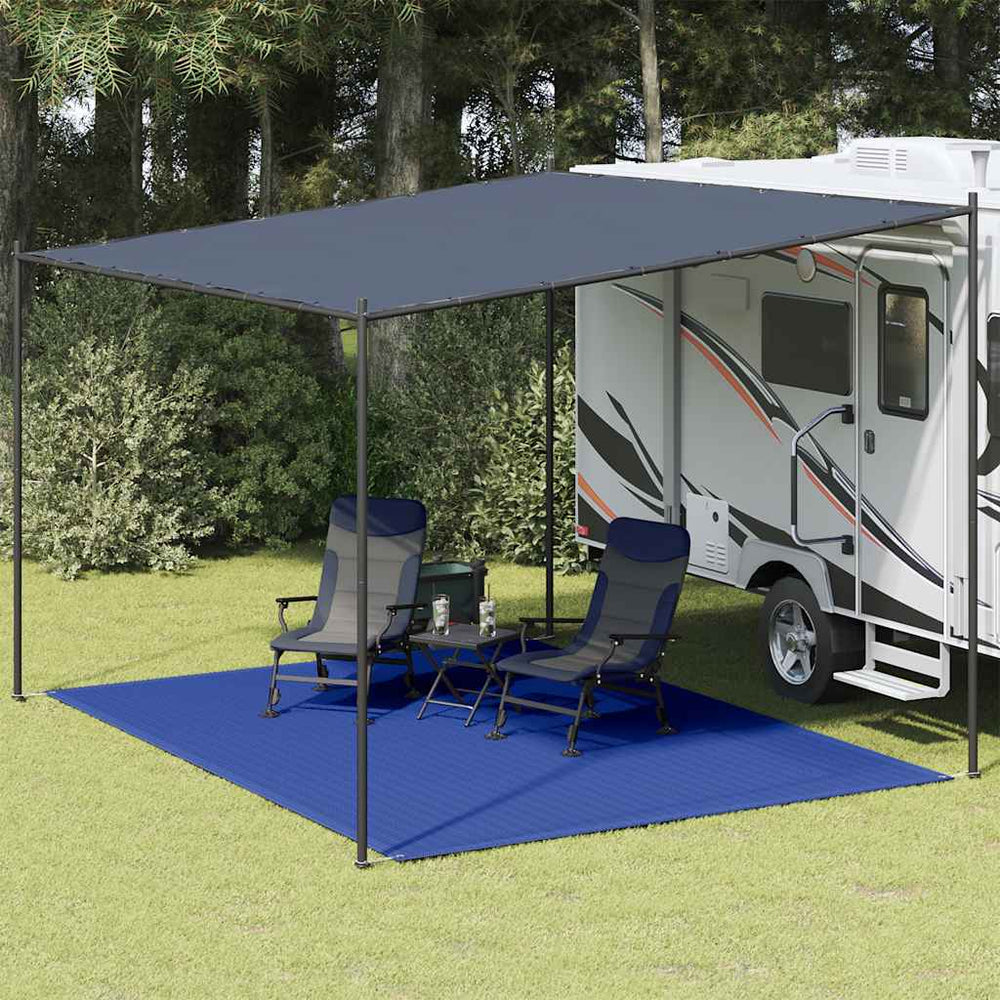 vidaXL Tent Carpet 300x400 cm Blue HDPE